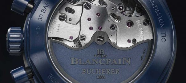 blancpain fifty fathoms bucherer blue edition caseback