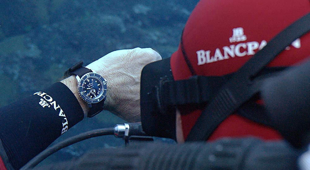 blancpain fifty fathoms ocean commitment 3 diver wirst