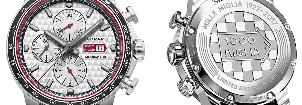 chopard mille milgia race edition steel both view