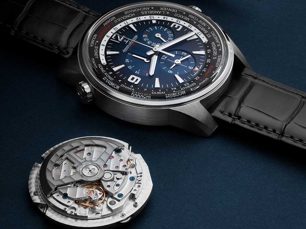 jaeger lecoultre polaris geographic world timer with movement