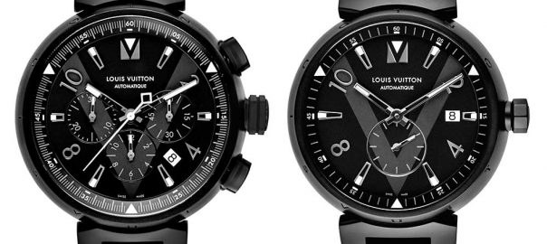 louis vuitton tambour all black collection