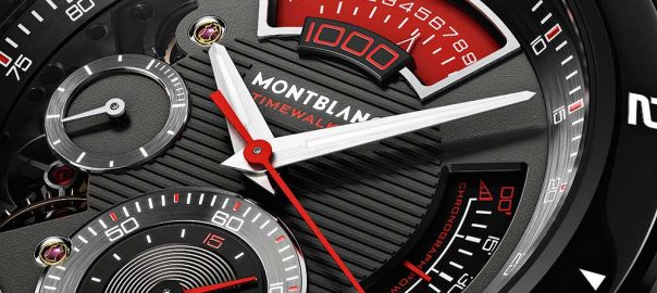 montblanc timewalker chronograph 1000 ltd closeup