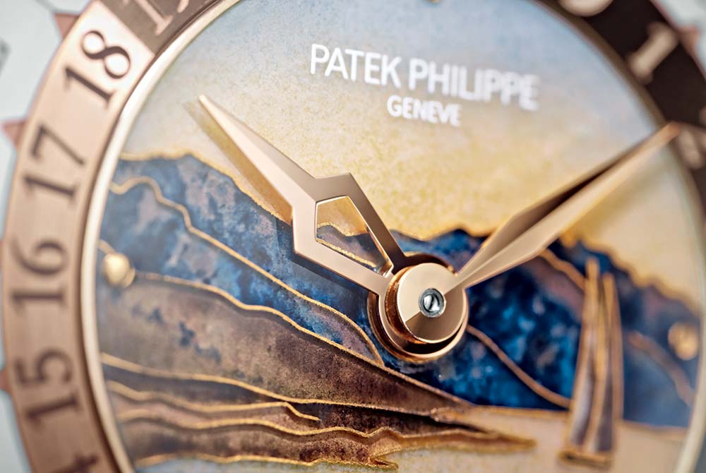 patek philippe 5531r-001 dial closeup