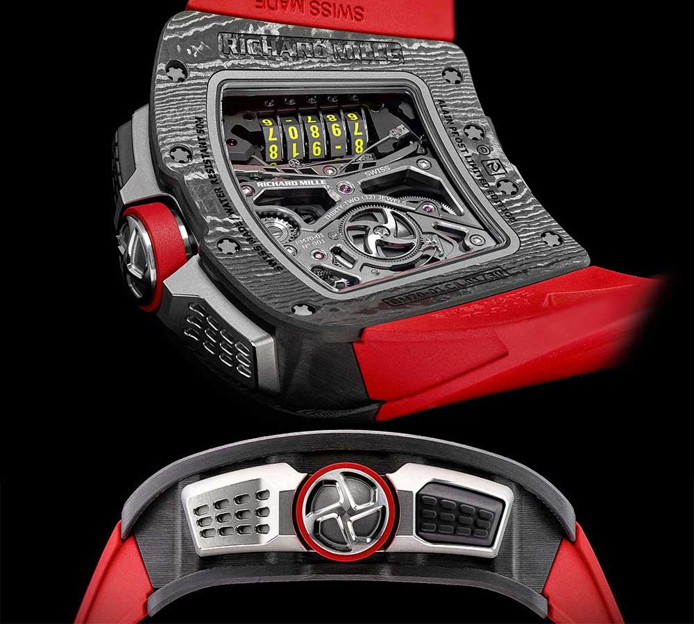 richard mille rm 70-01 alain prost with side view