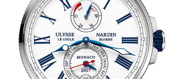 ulysse nardin marine chrono annual calendar monaco closeup