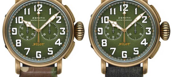 zenith pilot type 20 chronograph adventure both strap